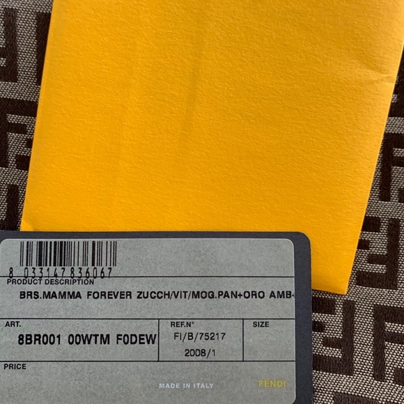 Vintage Fendi Zucca Mama Baguette Shoulder Bag - Picture 8 of 11